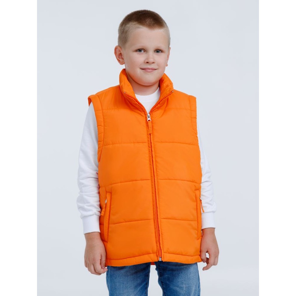 Жилет детский Kama Kids, оранжевый, 8 лет