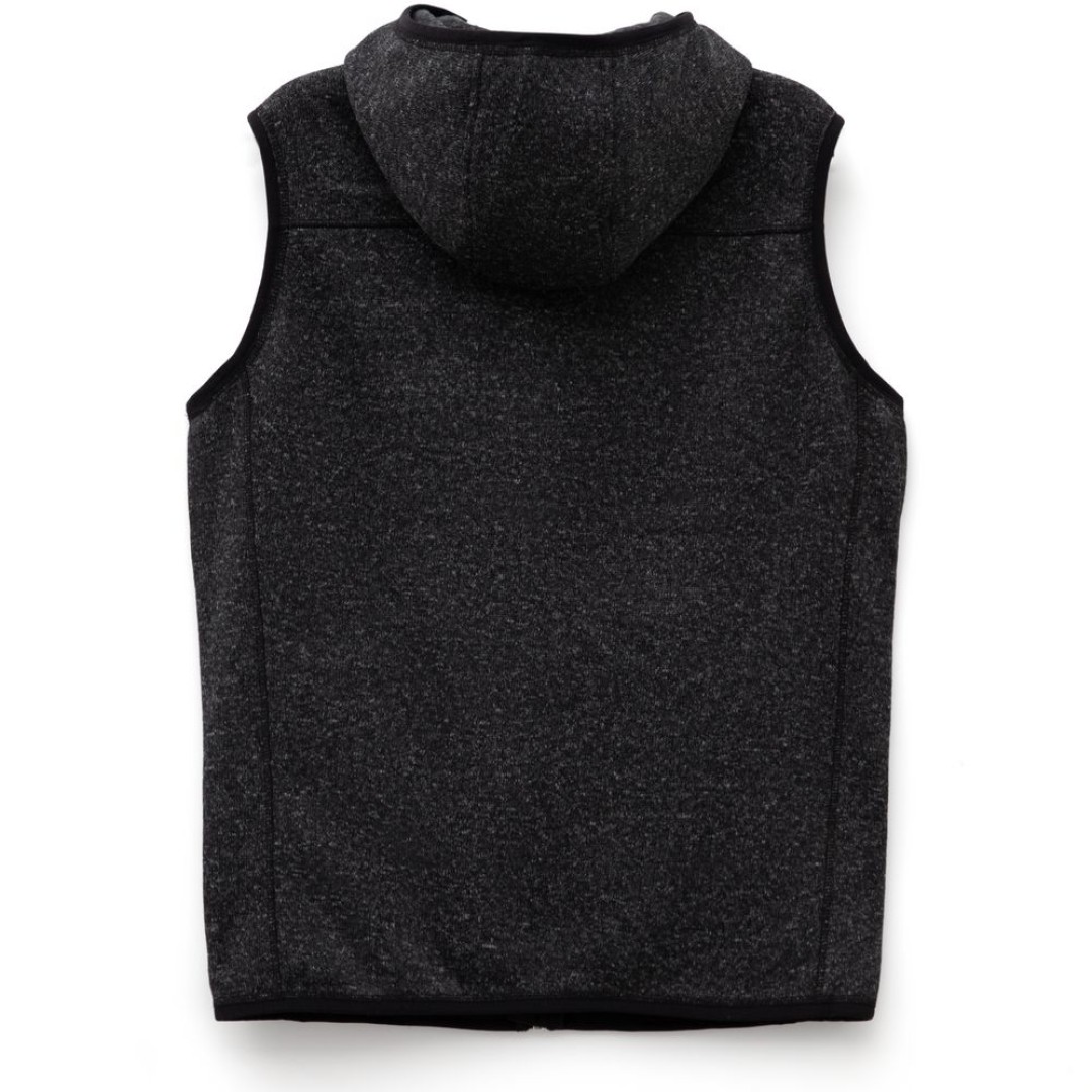 Жилет с капюшоном унисекс Gotland, черный, размер S