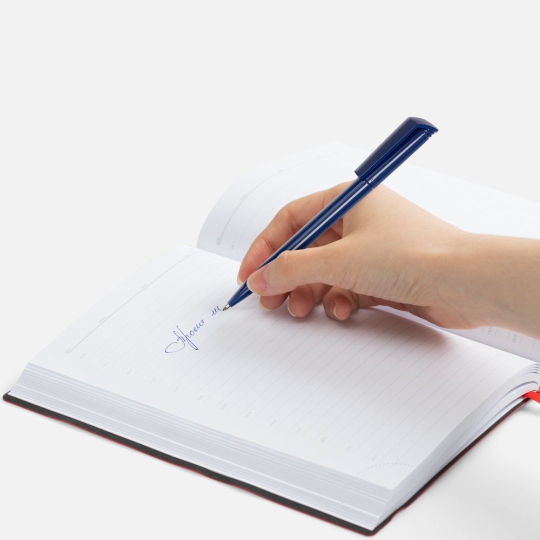 Ручка шариковая Flip, темно-синяя