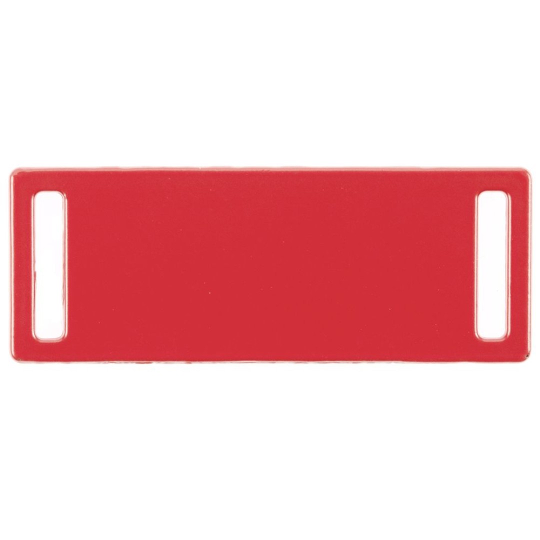 Шильдик металлический Kova, красный