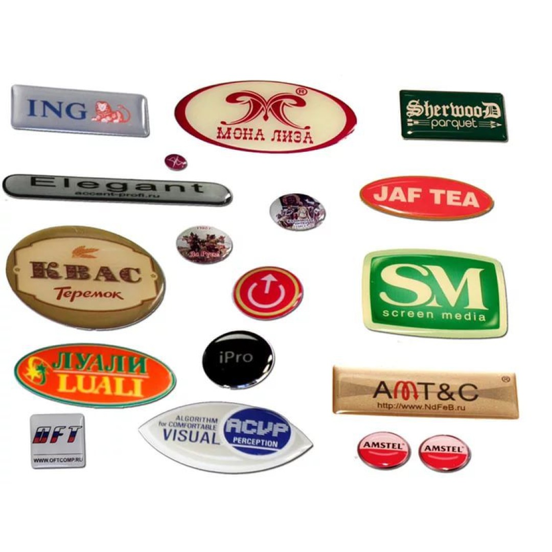 Объемные наклейки под смолой Sticker Pack на заказ