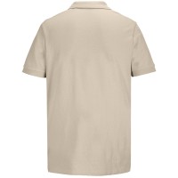Рубашка поло унисекс Pacific, бежевая (льняная), размер L
