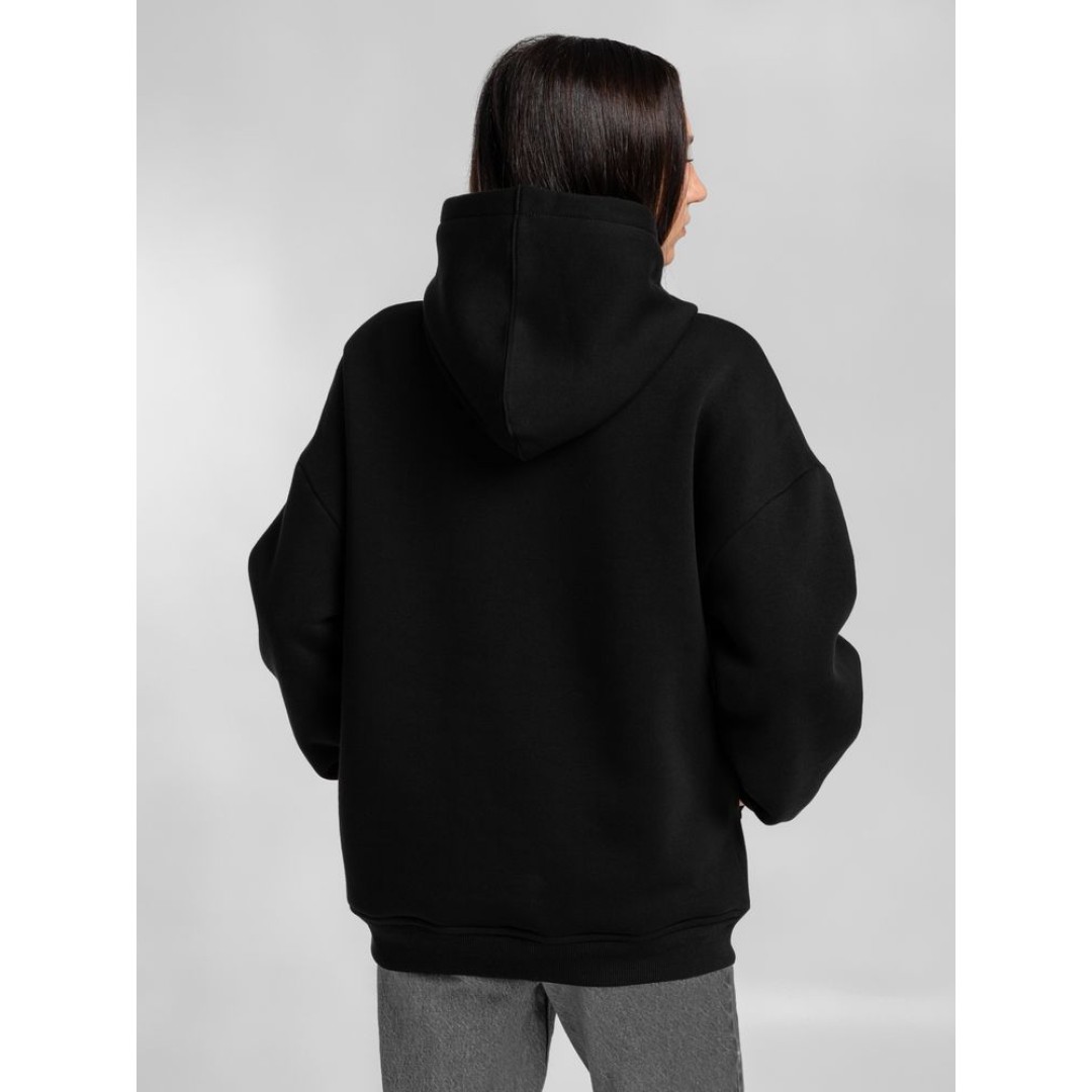 Худи Furry Oversize, черное, размер ХS/S