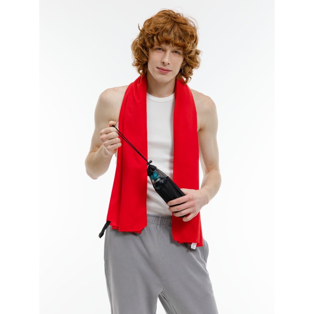 Полотенце спортивное Snaab, красное