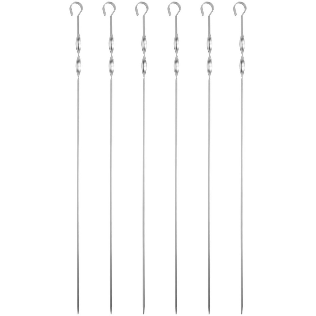 Набор шампуров в чехле Long Bower, серый