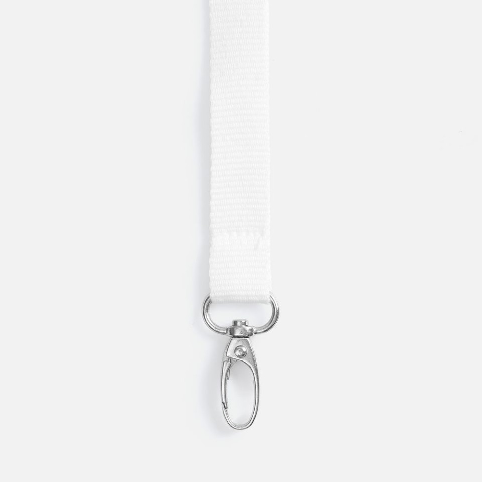 Лента для бейджа Pin, белая