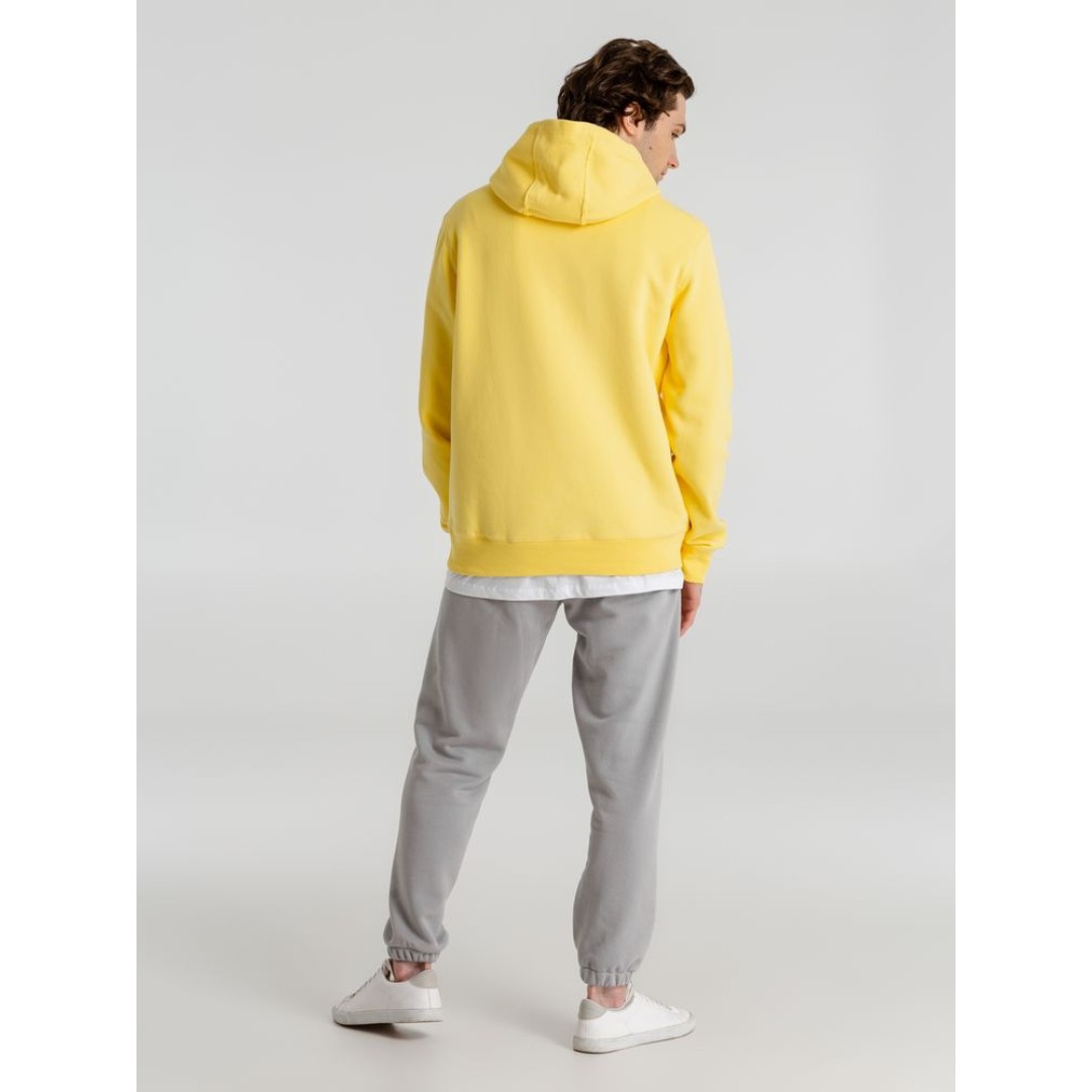 Толстовка с капюшоном унисекс King, желтая