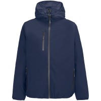 Куртка софтшелл с капюшоном мужская Falcon Men, синяя, размер 4XL