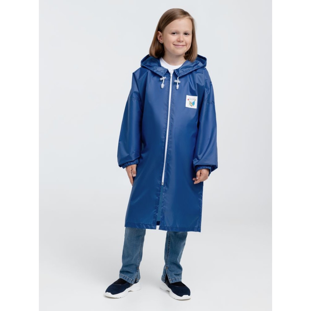 Дождевик детский Rainman Kids ярко-синий, 7-9 лет