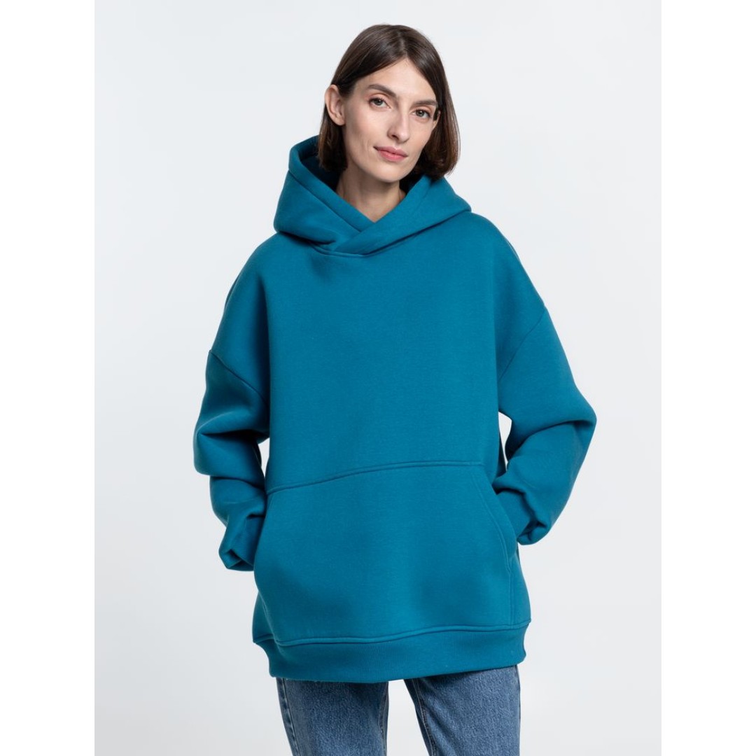 Худи Kulonga Oversize, бирюзовое, размер ХS/S