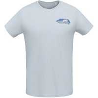 Футболка мужская «Мышка на севере», голубая, S