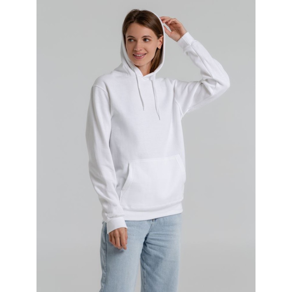 Толстовка с капюшоном Snake II белая, 3XL