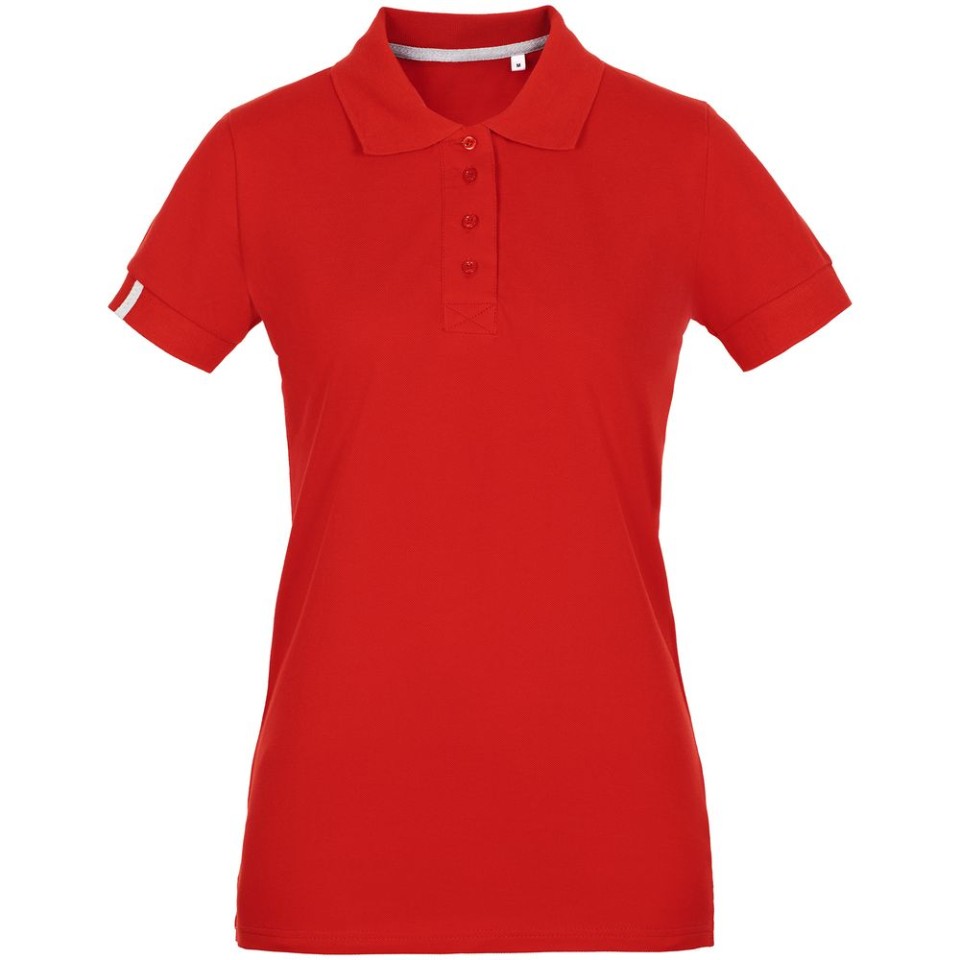 Рубашка поло женская Virma Premium Lady, красная, S