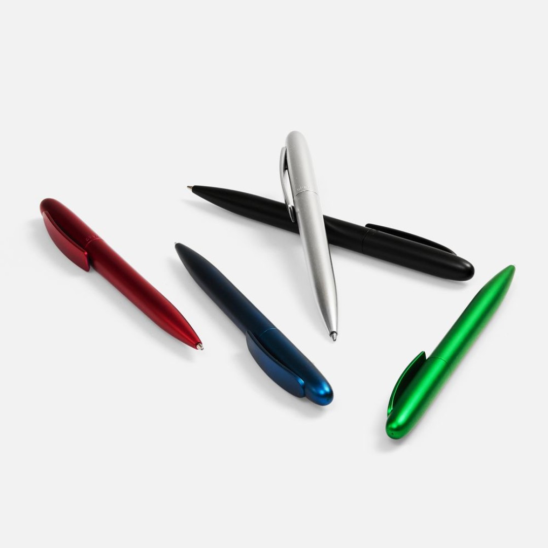 Ручка шариковая Moor Silver, синий металлик