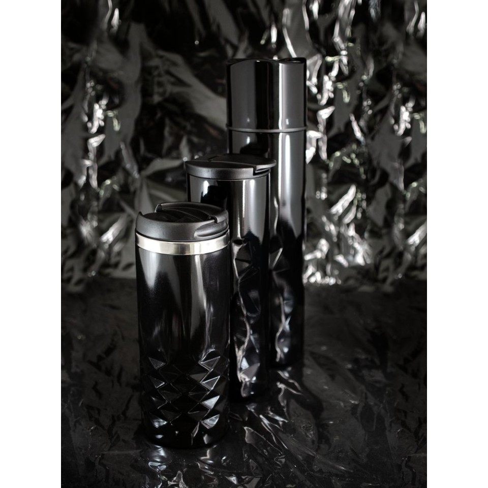 Термостакан Gems Black Morion, черный морион