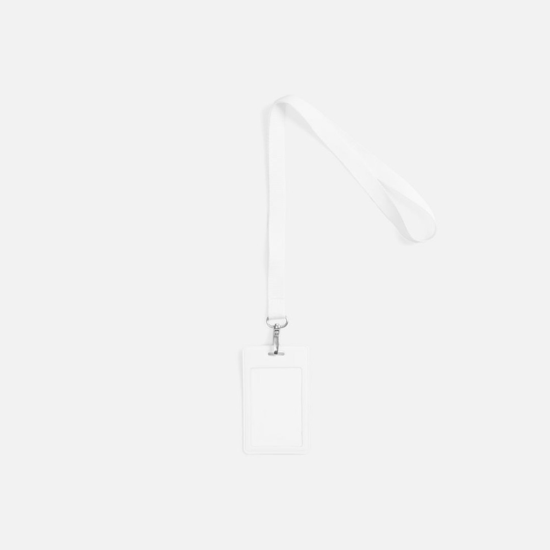 Лента для бейджа Pin, белая