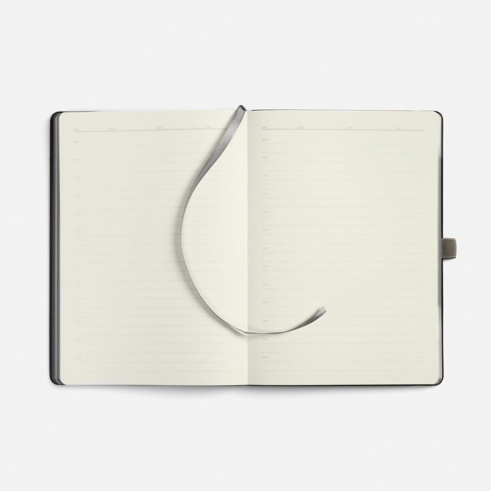 Ежедневник Peel Flex, недатированный, серый