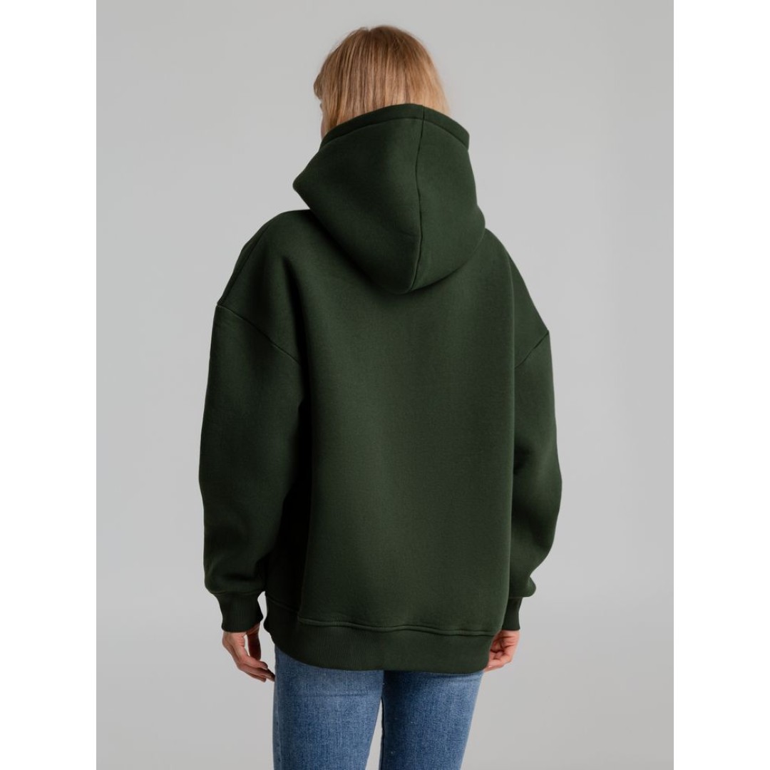 Худи Kulonga Oversize, темно-зеленый хаки, ХS/S