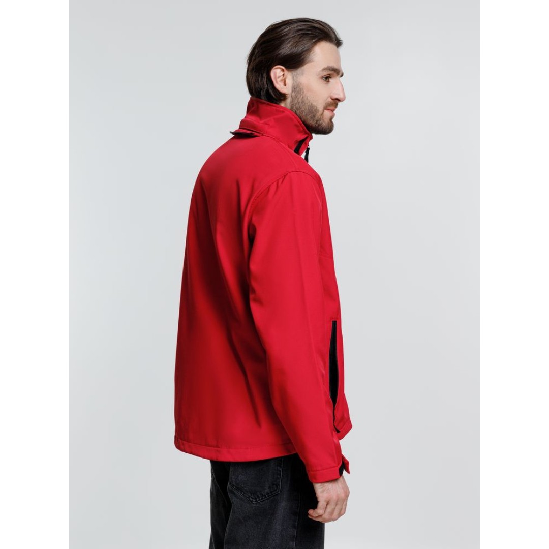 Куртка софтшелл мужская Zagreb, красная, размер L