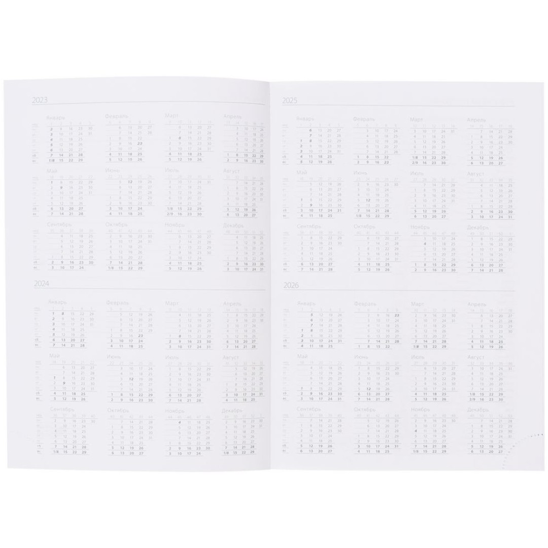 Ежедневник Favor Metal, недатированный, красный