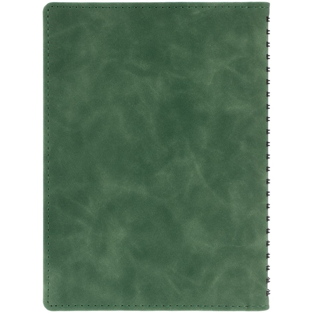 Ежедневник Spring Urban на заказ, недатированный, зеленый