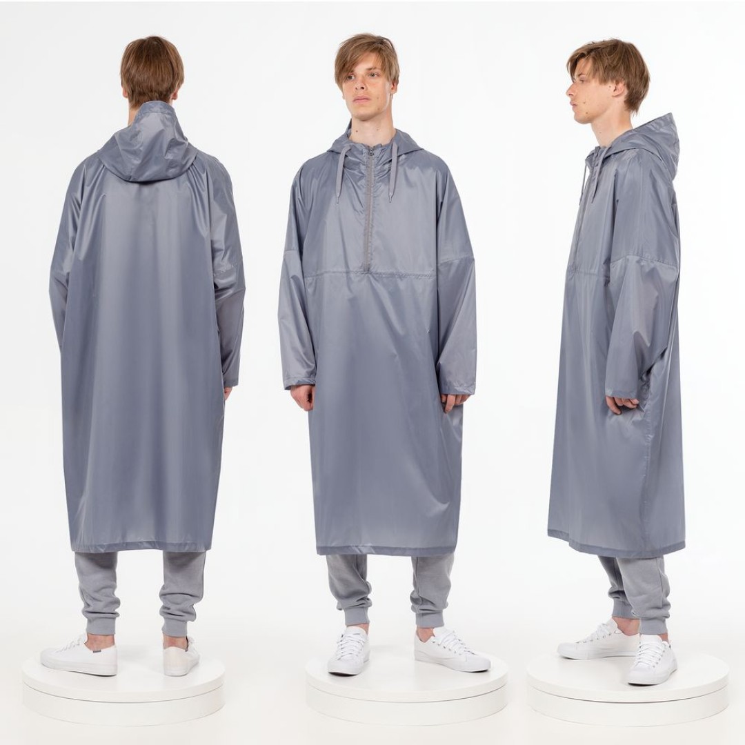 Дождевик-анорак R1, синий, размер XS/S