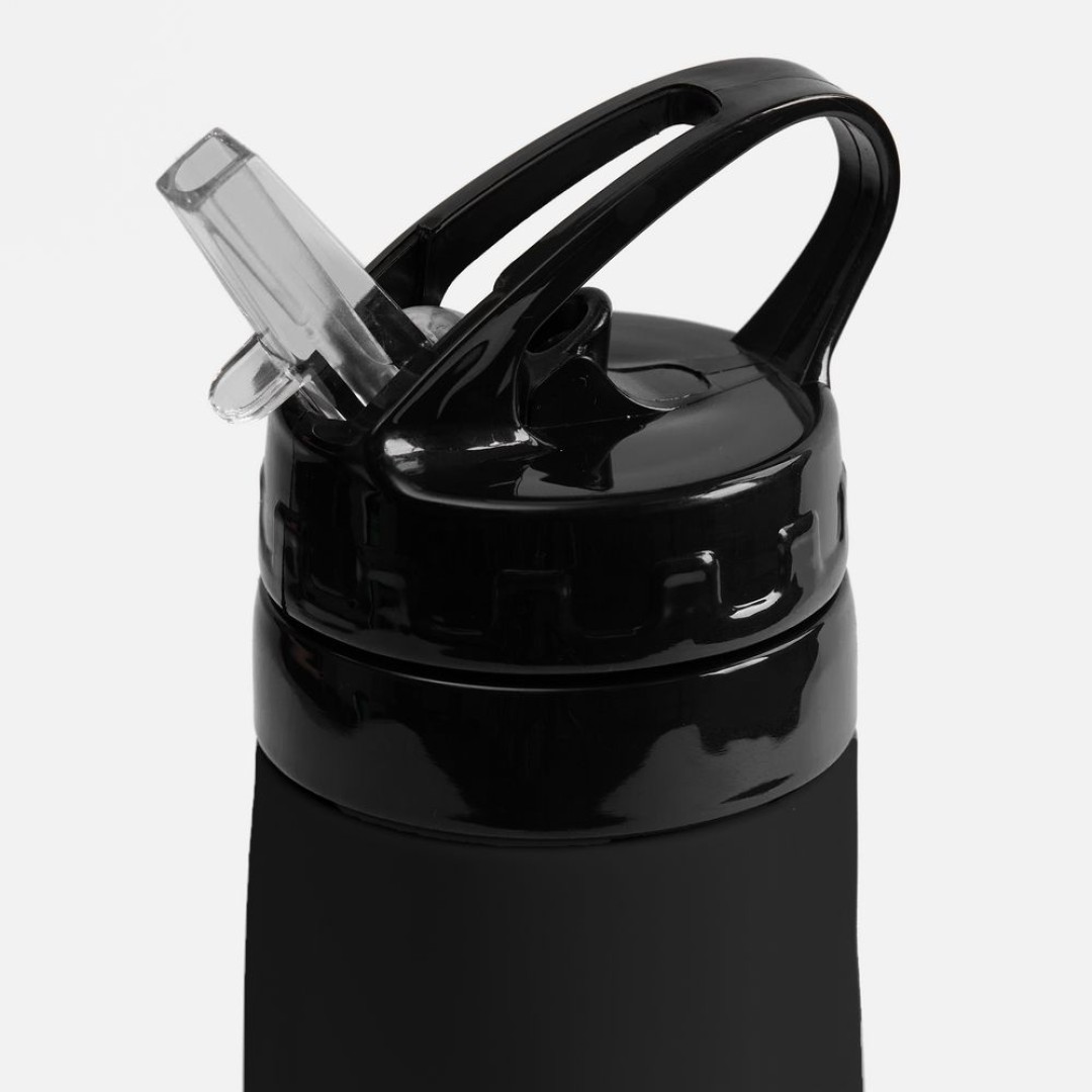 Складная бутылка для воды Langfossen, черная