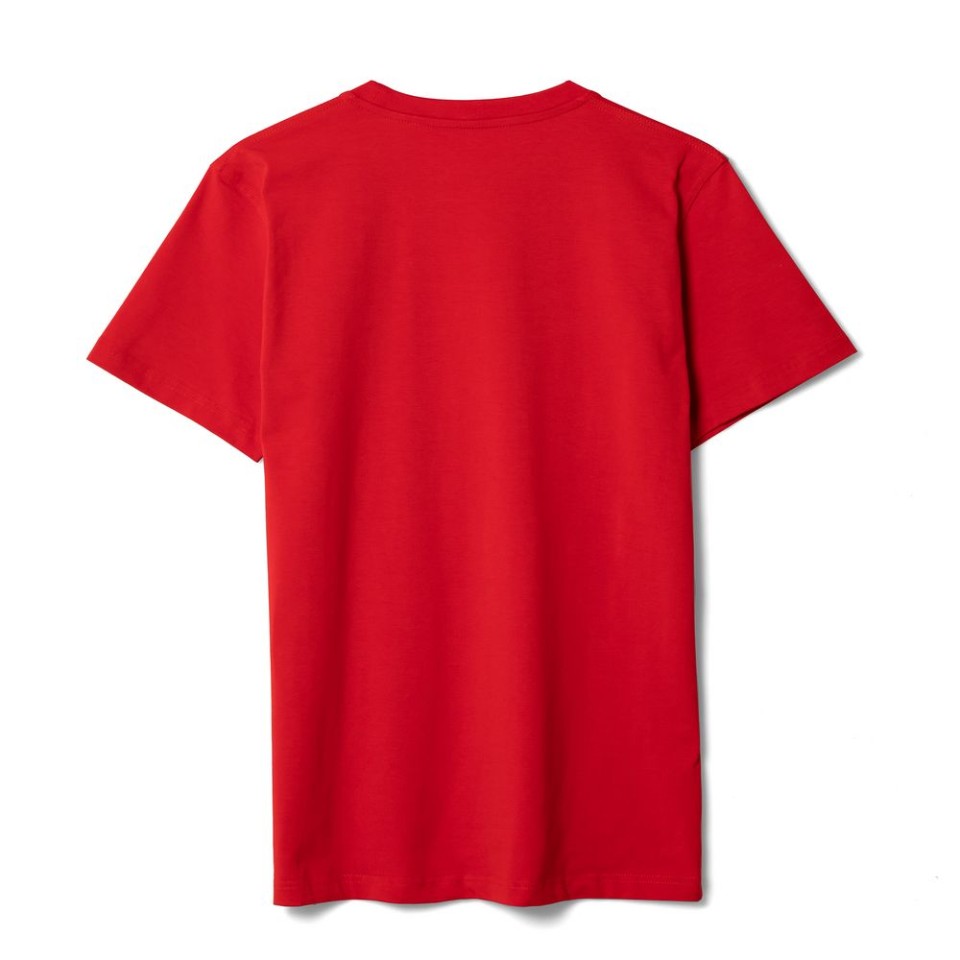 Футболка мужская T-bolka Stretch, красная, S