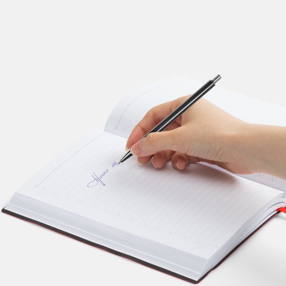 Ручка шариковая Slim Beam, черная