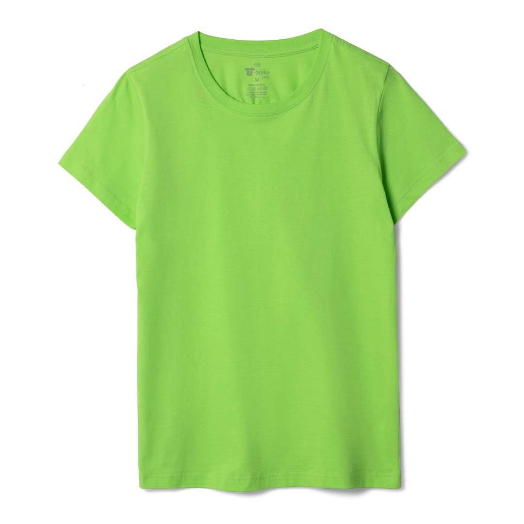 Футболка женская T-bolka Lady зеленое яблоко, S