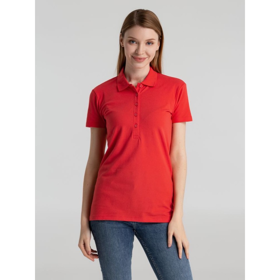 Рубашка поло женская Phoenix Women красная, XL