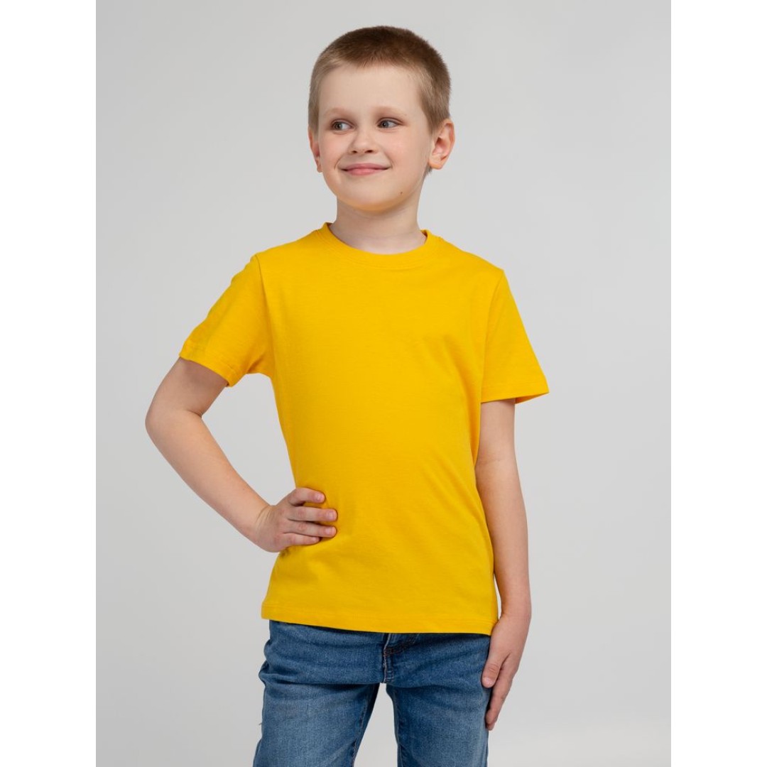 Футболка детская Regent Kids 150 желтая, на рост 96-104 см (4 года)