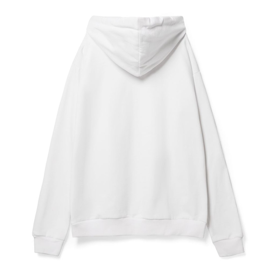 Худи унисекс Tuloksa 280, белое, размер XS