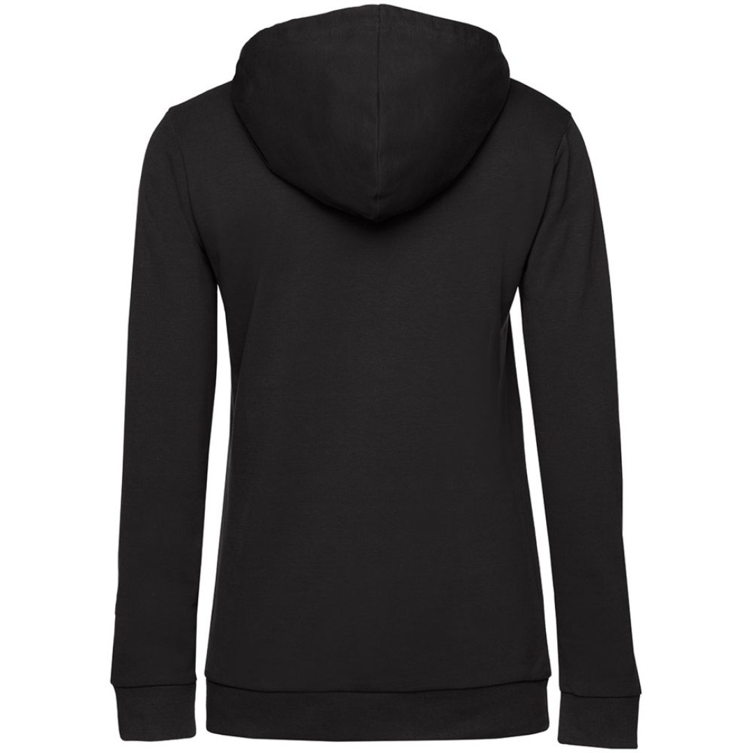Толстовка с капюшоном женская Hoodie, черная, L