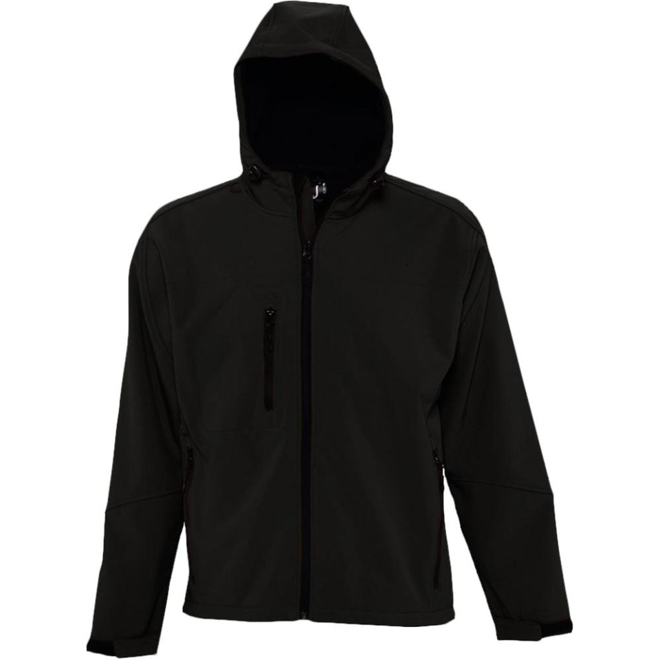 Куртка мужская с капюшоном Replay Men 340 черная, 3XL