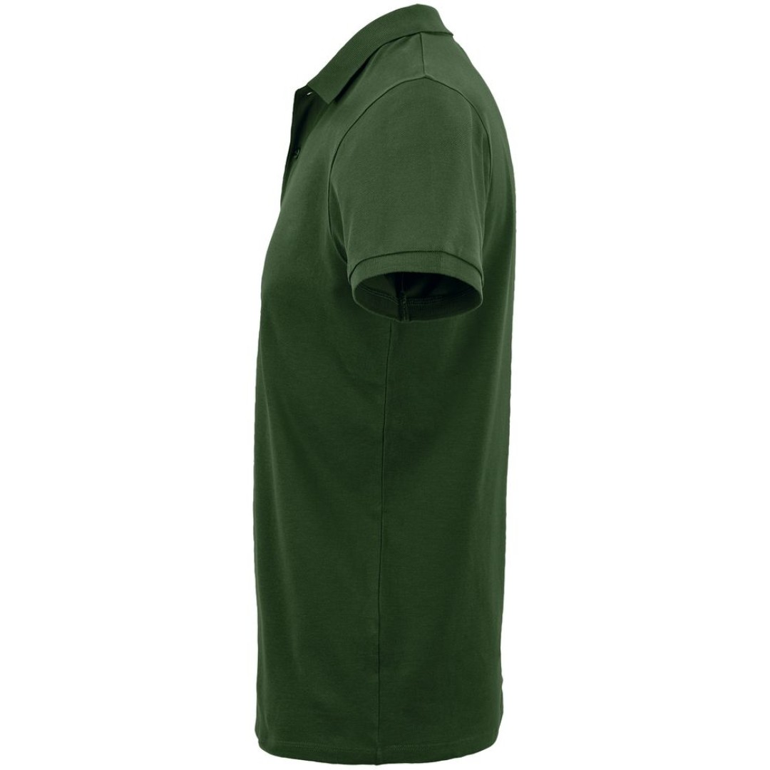 Рубашка поло мужская Planet Men, темно-зеленая, S