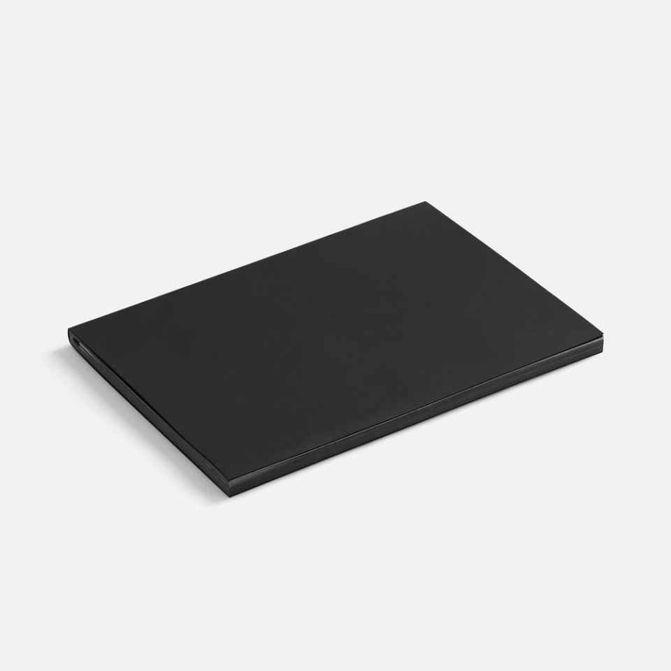 Ежедневник Flat Maxi, недатированный, черный