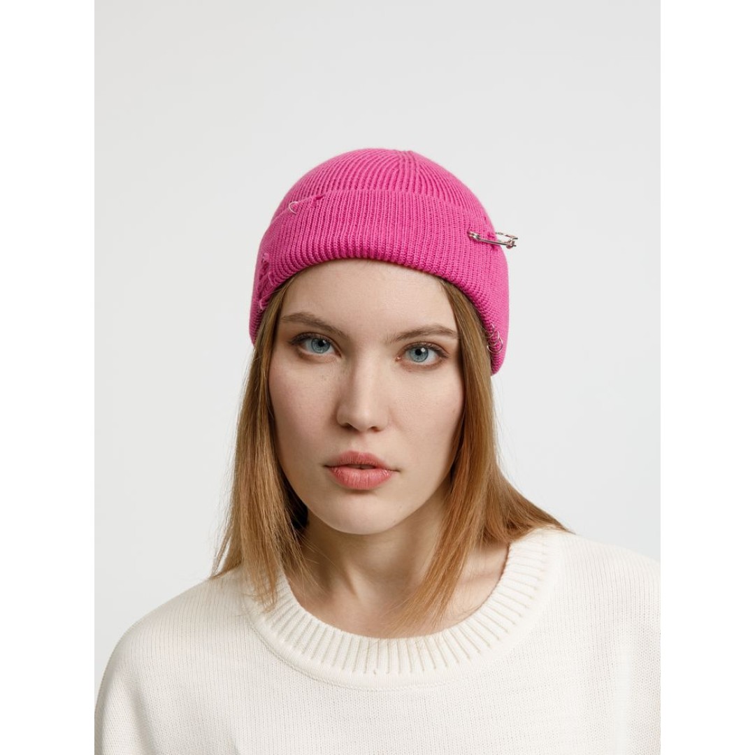 Шапка Pricker, розовая (малиновая)