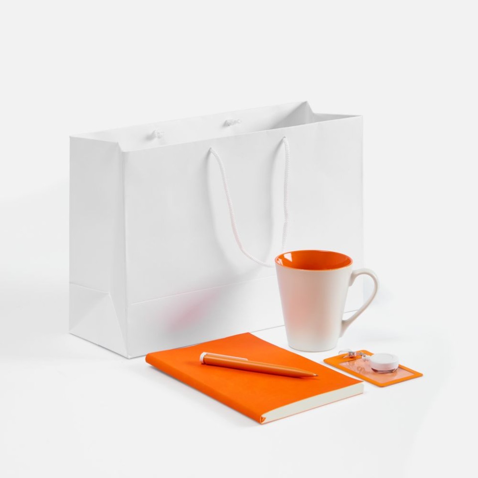 Набор Flat White, оранжевый