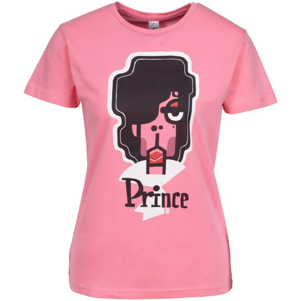 Футболка женская «Меламед. Prince», розовая, S