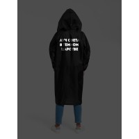 Дождевик «Луч света», черный, S