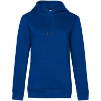 Толстовка с капюшоном женская Queen, ярко-синяя, L