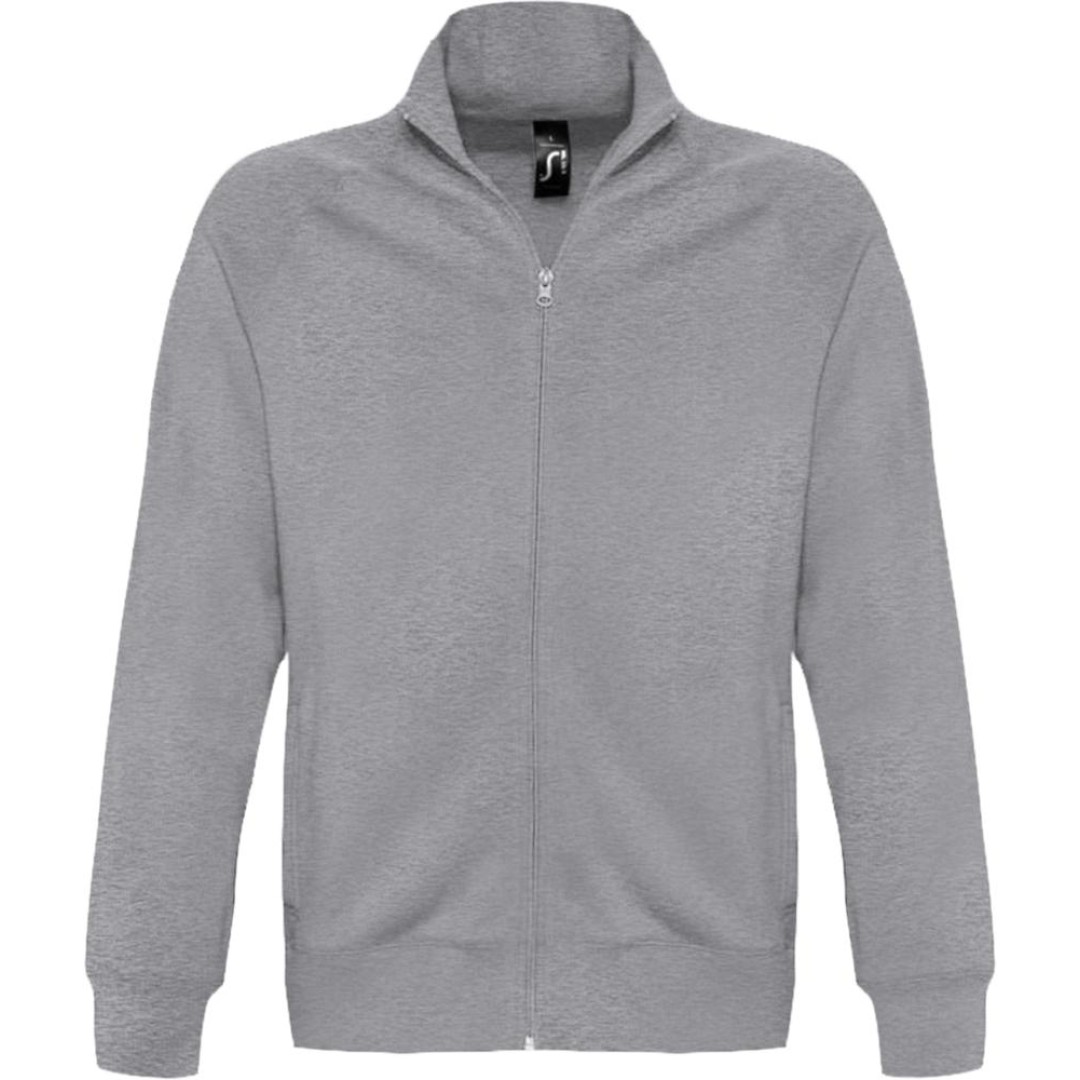 Толстовка мужская на молнии Sundae 280 серый меланж