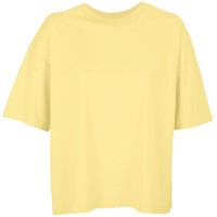 Футболка оверсайз женская Boxy Women, светло-желтая, размер L