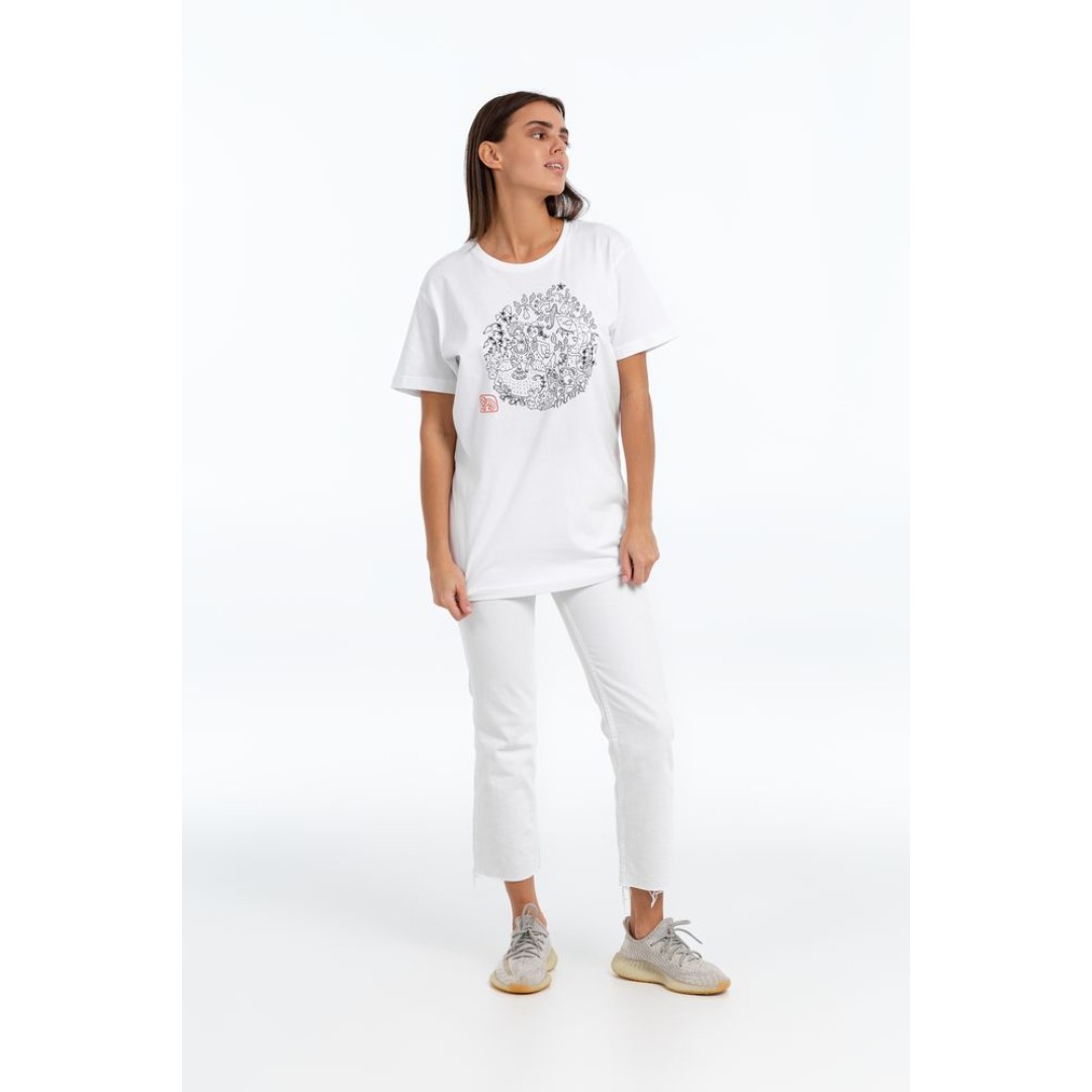 Футболка «Кавалер», белая, S