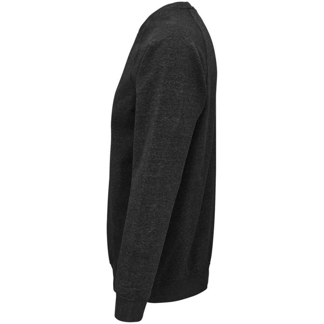 Свитшот унисекс Space, черный меланж, XXL