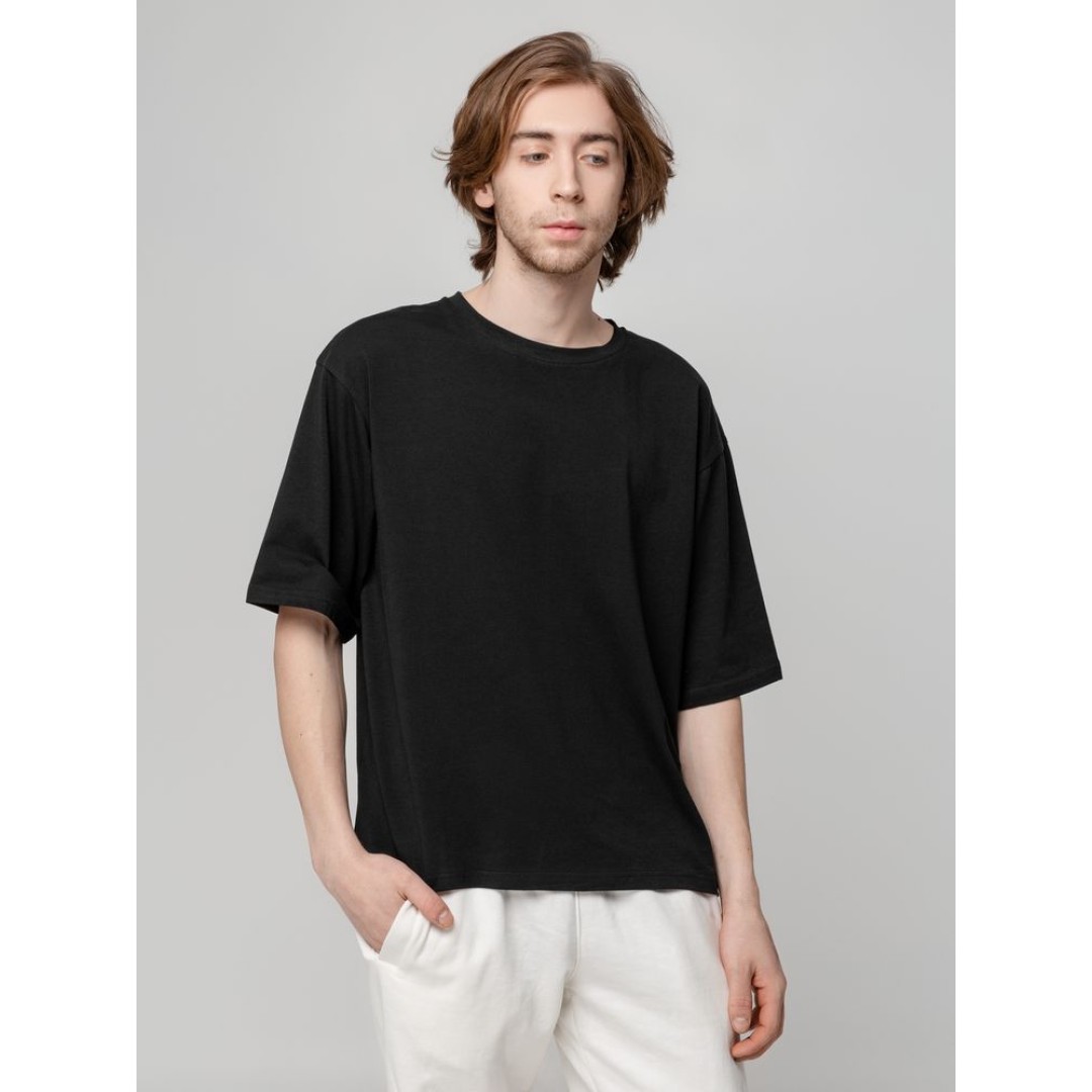 Футболка унисекс оверсайз Street Vibes, черная, размер XL/XXL