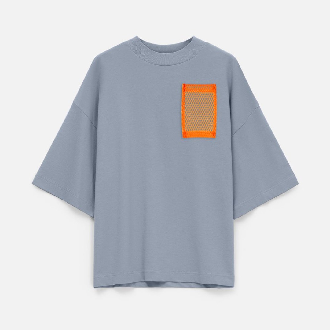 Карман из крупной сетки Pose, белый