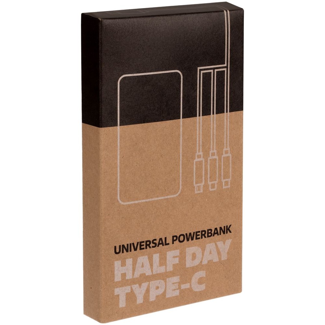 Аккумулятор Uniscend Half Day Type-C 5000 мАч, черный