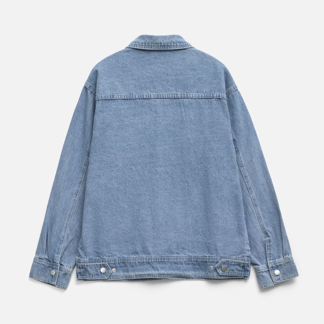 Куртка джинсовая O2, голубая, размер XL/XXL